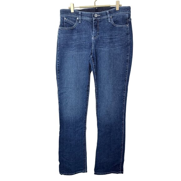 Wrangler Q Baby Jeans Womens Size 9/10 X 36 Blue Denim Western Rodeo - Picture 3 of 14